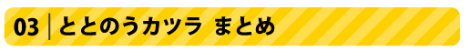 03ととのうカツラ まとめ