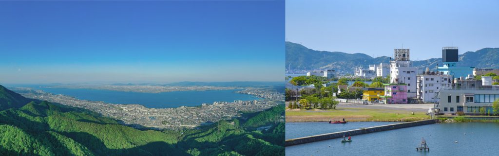 滋賀県・琵琶湖・おごと温泉