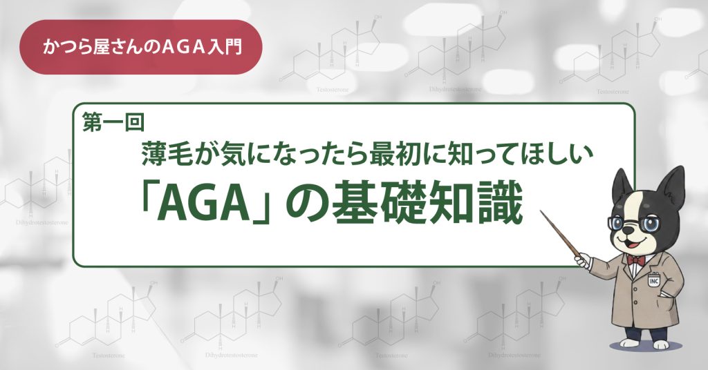 AGAの基礎知識 かつら屋さんのAGA入門