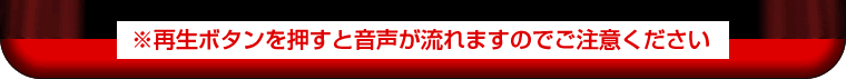 再生ボタンを押すと音声が流れますのでご注意ください